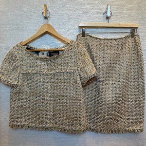 St John Couture Matching Top and Skirt; Sold as a set or individually